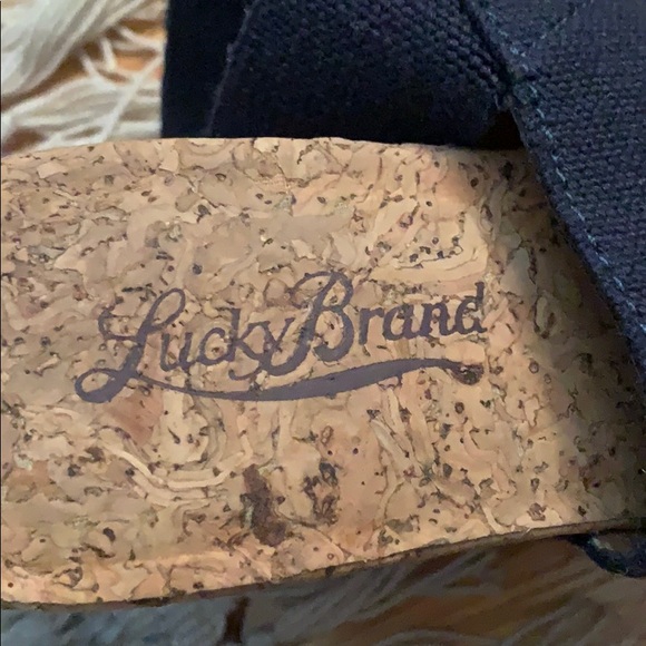 Lucky Brand Marinah cork wedge sandals - Picture 6 of 6